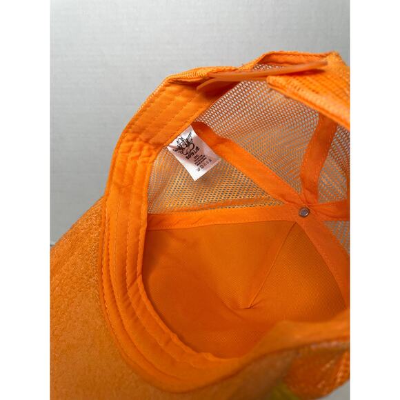 BOYS LIE Truck Hat Snap Back Orange Yellow - Picture 4 of 6